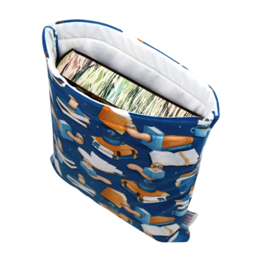 Schowczyk, Etui, Pokrowiec na książkę/tablet BOOKWORM granat