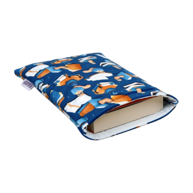Schowczyk, Etui, Pokrowiec na książkę/tablet BOOKWORM granat